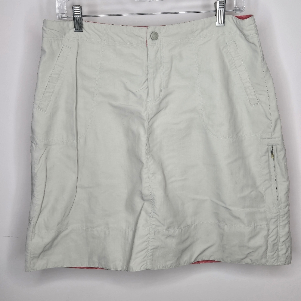 LL Bean Women's Lightweight Athleisure Skirt w/ Multiple Pockets Size 12 Regular